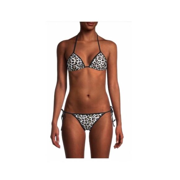 Zadig & Voltaire Triangle Leopard Bikini. - Picture 2 of 10